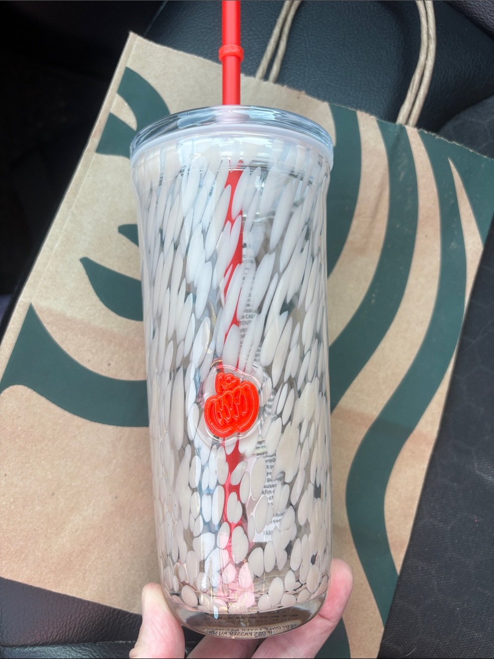 🆕 🎃 Starbucks glass Tumbler 2026